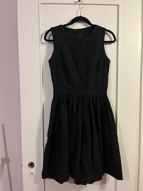 Black Cotton Summer Dress, She Bible, Size Small